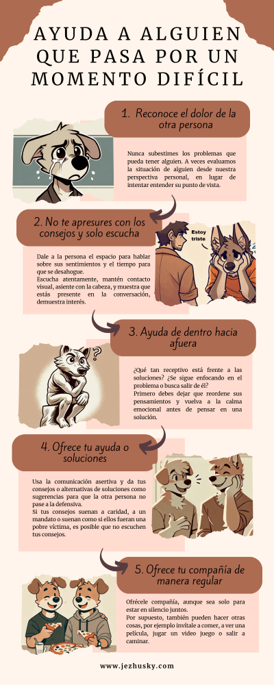Ayuda a alguien que pasa por un mal momento